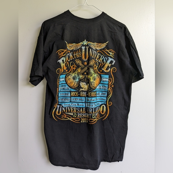 2017 Universal Orlando Resort -  Rock the Universe T-Shirt, Adult XL - Picture 2 of 4